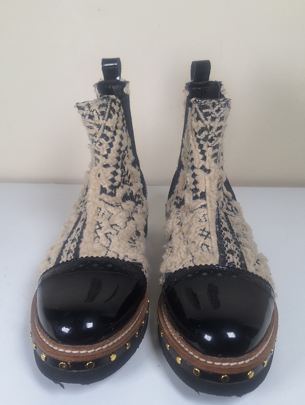 Free People Textile Atlas Chelsea Boot Size EU 38 - Picture 6 of 12